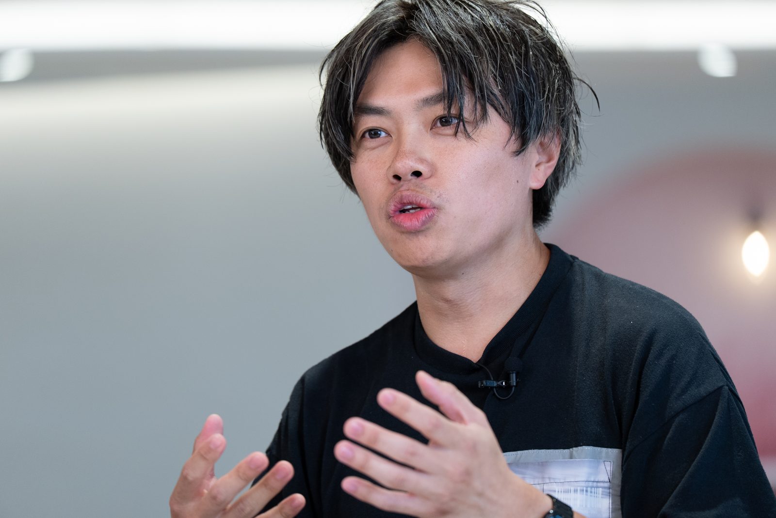 最初の顧客について語る渡氏